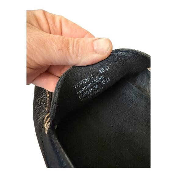 Polo Ralph Lauren Terence Driving Moc Loafer Black Leather Men size 10 D - Picture 6 of 7